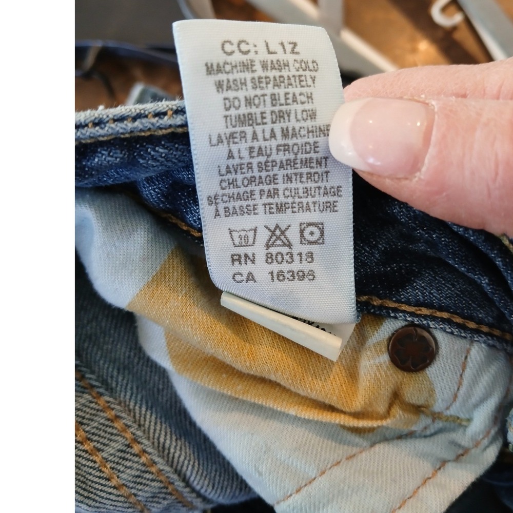 Y2k Lucky Brand Lola Boot Jeans Womens Denim Medium Wash Bootcut 6/28 - Picture 9 of 10
